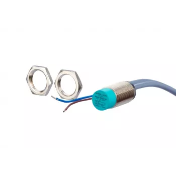 METZ CONNECT capteur de proximité inductif 2 fils DC M12 noyable NO 2 mm IP67 câble 2 m 110149