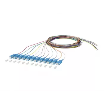 Pigtail fibre optique METZ BTR 150Q1CO0020E OpDAT SC-UPC OS2 12 couleurs 2 m monomode E9/125