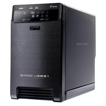FANTEC QB-X2U31R boîtier RAID 2 baies USB 3.1 Gen 2 2133