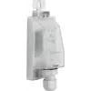 Capteur de lumière extérieure Hager EEN003 pour interrupteur crépusculaire, montage en saillie, IP55, câble 1,5 m, gris