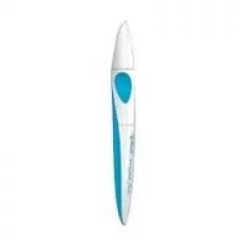 Stylo plume Herlitz 11378783 bleu/blanc plume moyenne