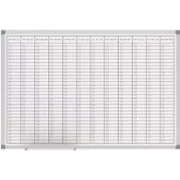 Tableau blanc planificateur annuel MAUL MAULstandard 60x90cm (6466384)