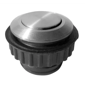 Bouton de sonnette en acier inoxydable Grothe PROTACT 650 VA, encastré, 1 contact NO, IP54 62070