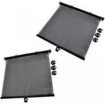 IWH 19212 Retractable Sun Blind 450 x 540 mm with Suction Cups
