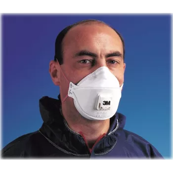 Masque respiratoire jetable 3M Aura 9332+ FFP3 avec valve Cool Flow, lot de 10