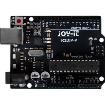 Carte microcontrôleur Joy-IT ARD_R3DIP-P compatible Arduino UNO R3 avec ATmega328P DIP