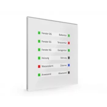 MDT SCN-GLED1W.01 Indicateur LED KNX en verre, blanc