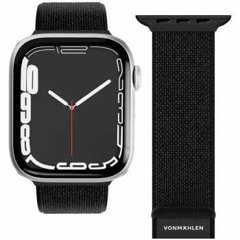Bracelet sport VONMÄHLEN Fitness Loop 2 pour Apple Watch 44 mm, 45 mm, 46 mm, 49 mm - noir
