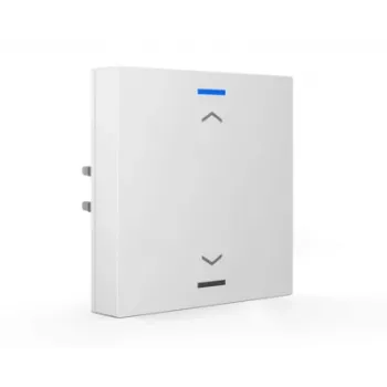 Capteur bouton-poussoir KNX MDT BE-TAL6301.A1 1 poste RGBW, blanc studio, verre