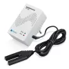 Détecteur de fuite d'eau H-Tronic 1114720 avec capteur externe, à brancher, 230V AC, alarme sonore 85 dB, sortie relais, câble de capteur 2 m