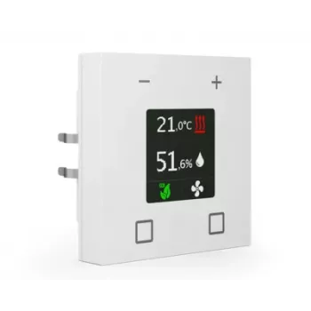 MDT SCN-RTR63S.01 KNX Thermostat d'ambiance Smart 63, studio blanc brillant