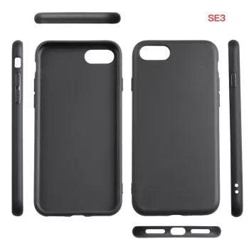 Coque arrière MRDISC iPhone SE 3 128 Go (2022) noire TPU (MG-BCIPSE22SW)