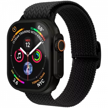 VONMÄHLEN Woven Loop 44, 45, 46, 49mm taille unique, tout noir