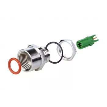 METZ CONNECT MMT361A115-0001 Connecteur femelle M12 5 broches codage A à raccordement à vis, confectionnable sur site, droit, IP67, acier