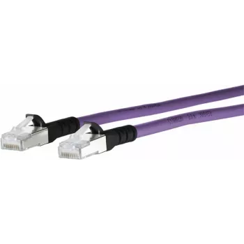 Câble réseau METZ CONNECT 1308451009-E Cat6a S/FTP, 1 m, violet