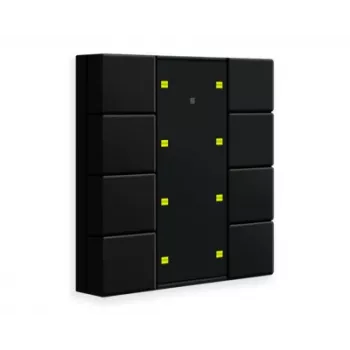 Bouton-poussoir MDT BE-TA55P806.02 Plus 55 8 voies noir mat