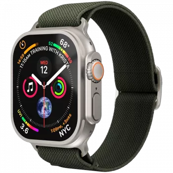 Boucle en nylon Classic VONMÄHLEN 44, 45, 46, 49 mm taille unique, olive