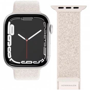 VONMÄHLEN Fitness Loop 2 bracelet pour Apple Watch 40/41/42 mm, crème