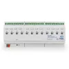 Actionneur de commutation KNX MDT AKI-1216.04, 12 canaux, 12 TE rail DIN, 16/20 A, 230 V AC, charge capacitive 200 µF