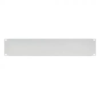 IT-BUDGET 19 inch Blank Panel / Rack Filler - 2U - Sturdy Metal Version - Light Grey (90ITBBP2HEG)