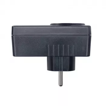 Limiteur de courant d'appel H-Tronic 1114730 SCL 3680 IP20, 16 A, 3680 W, adaptateur prise Schuko, noir