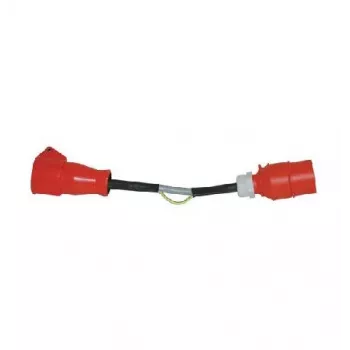 HT Instruments CEE32A DS Adaptateur – Adaptateur de mesure de courant différentiel et de conducteur de protection triphasé, 32 A, 5 pôles, 400 V
