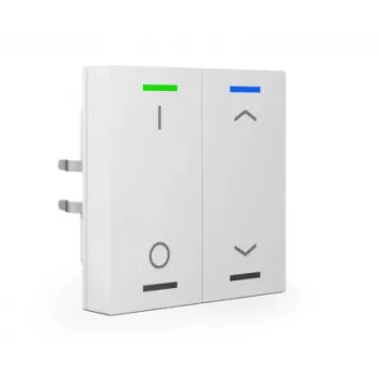 MDT technologies Taster Light 63 2 voies RGBW, blanc studio, lisse BE-TAL6302.D1