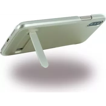 Coque rigide avec support brossé CYOO pour Apple iPhone X, or