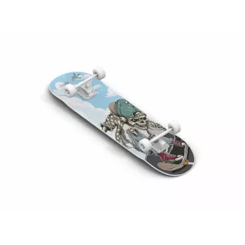 Skateboard Classic MUUWMI AU 540 ABEC 5 tête de mort 31 inch x 8 inch