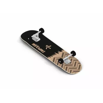 Skateboard complet MUUWMI AU 541, plateau en érable canadien 31 x 8 inch, roulements ABEC 7, thème forêt