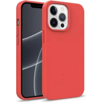 Coque antichoc biodégradable CYOO BioCase pour iPhone 13 Pro Max - rouge CY122548