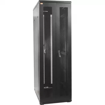 Baie serveur 19 pouces IT-BUDGET SRK - 42U - 600x1000 mm - doubles portes perforées avant + arrière - assemblée - noir 99ITB19SRK42610DTSNM