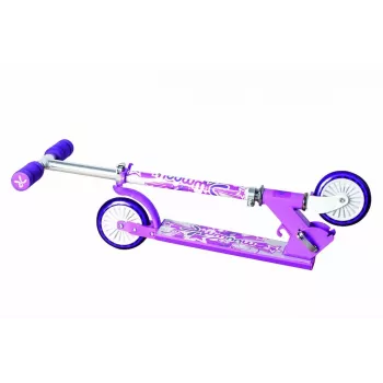 MUUWMI KiddyScooter Racing Trottinette enfant 3 roues, rose
