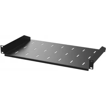 IT-BUDGET 19 inch Fixed Rack Shelf 1U 200 mm Deep 25 kg Black 90ITB19FB200S