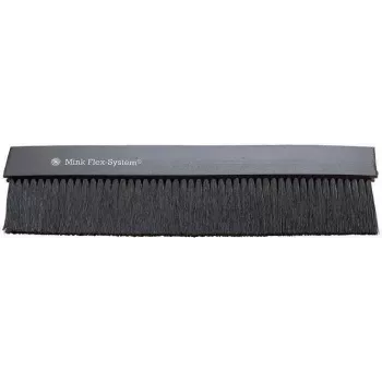 Brosse de passage de câbles IT-BUDGET pour armoires SRK 19 pouces, sol/toit, avant/arrière, enfichable, pour passage de câbles 340 x 55 mm, noir 90ITBSRKBUELG