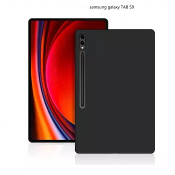 Coque arrière MRDISC pour Samsung Galaxy Tab S9 FE 11 pouces noire TPU (MG-BCSGTABS9FESW)