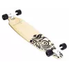 Skateboard longboard MUUWMI AU 559, plateau en érable 8 plis, roulements ABEC 7, roues 70 mm, bois