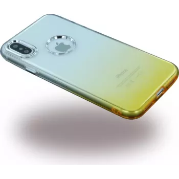 Coque souple en silicone CYOO Ruber pour Apple iPhone X - or