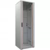 Baie réseau 19 pouces IT-BUDGET SRK, 38U, 600x600 mm, porte vitrée avant, porte pleine arrière, Flatpack, gris clair 90ITB19SRK3866GGN