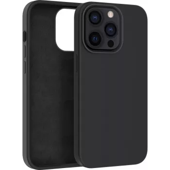 Coque en silicone liquide Premium CYOO pour Apple iPhone 14 Pro Max - noire CY122778