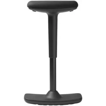 TRENDOFFICE BY DAUPHIN tabouret pivotant to-swift noir (assise en tissu, base en aluminium poli, réglage en hauteur 420-550 mm) 9299KGSFWKGSS73GSR10UGS165033