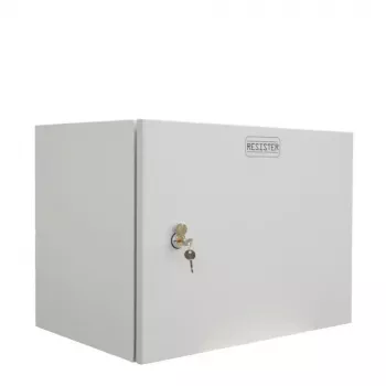 Armoire réseau murale 19 pouces IT-BUDGET Easy, 9U, 600x400 mm, porte en acier pleine, gris clair 90RR19CWV964MG