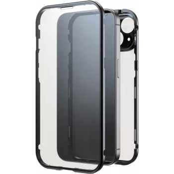 Coque verre 360° Black Rock pour Apple iPhone 16, noire 00228084