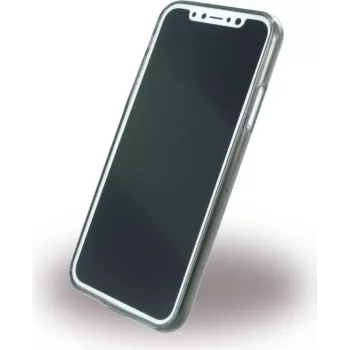 CYOO Coque en silicone Ultra Thin pour Apple iPhone X - noire