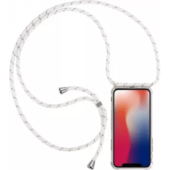 Coque collier Necklace Case+ CYOO pour Huawei Mate 20 - blanc - silicone (CY121038)