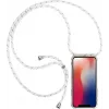 CYOO étui collier avec cordon pour iPhone 12/12 Pro 6,1 pouces - silicone blanc CY122106