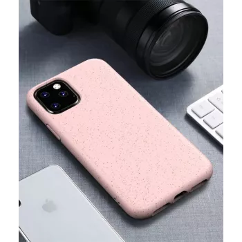 Coque rigide biodégradable CYOO BioCase iPhone 11 rose CY121587