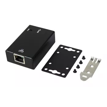 Adaptateur EXSYS EX-1321-WT USB 3.2 Gen1 vers Ethernet Gigabit avec kit pour rail DIN, boîtier métallique