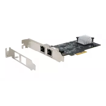 Carte PCIe x2 EXSYS double 5 Gigabit Ethernet (Realtek RTL8126) EX-60152