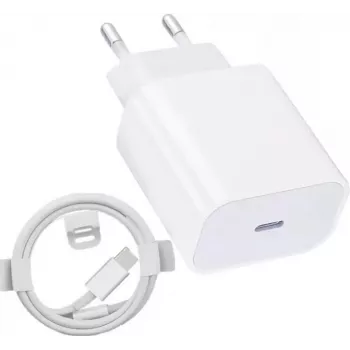 Chargeur mural USB-C 20 W CYOO avec câble USB-C vers Lightning (CY123221)